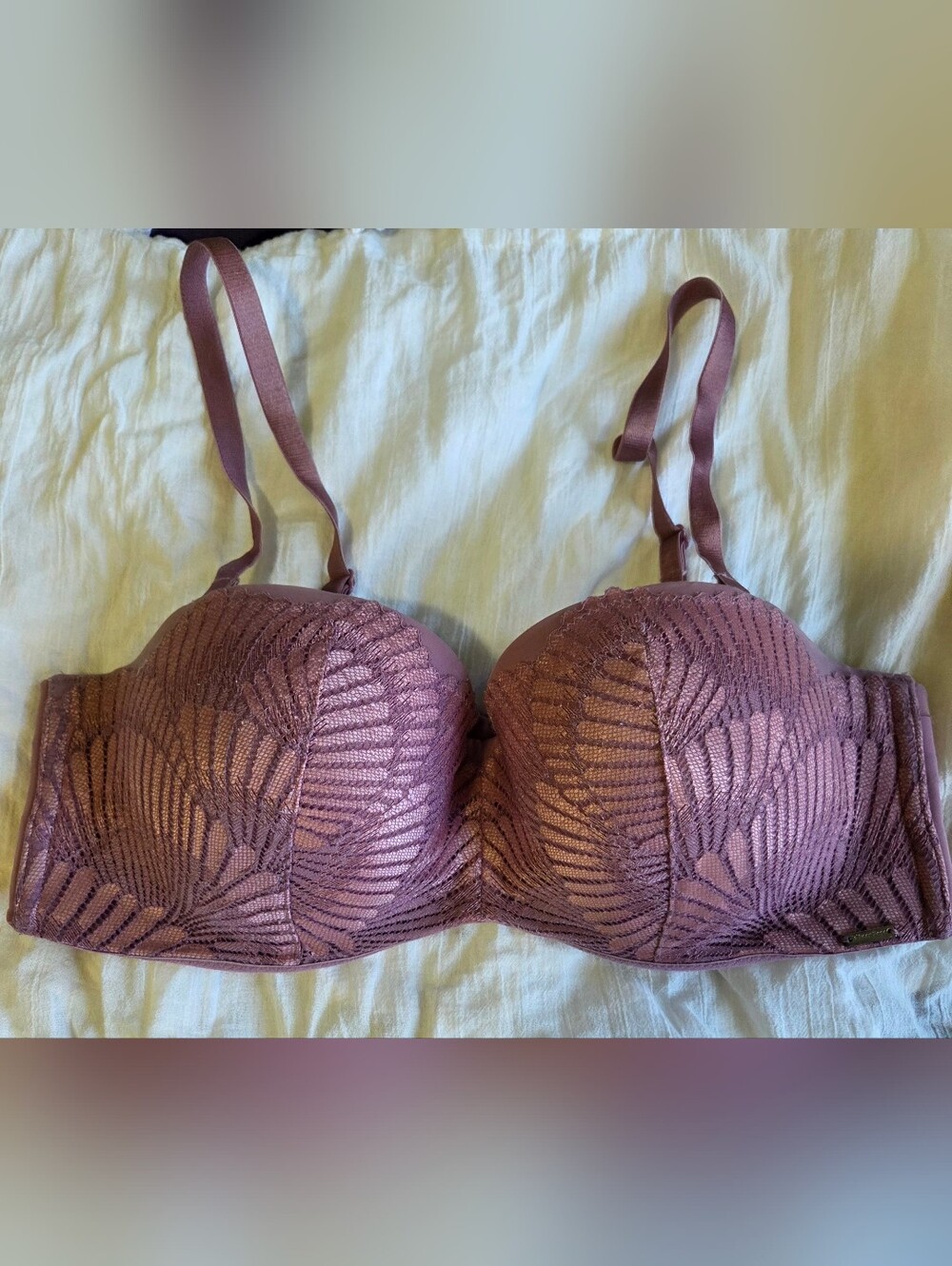 La Vie En Rose My Memory Mauve Lace Convertible Bra